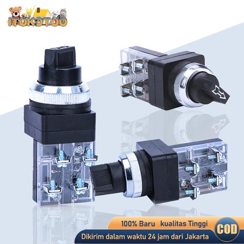 Jual Rotary Selector switch 30mm 2 Position On-Off TSS-30 - Kota ...
