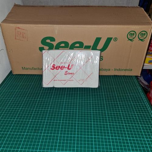 Jual Tissue SEEU Hand Towel ECONO RED 1ply 150s (1 dus isi 20 pack
