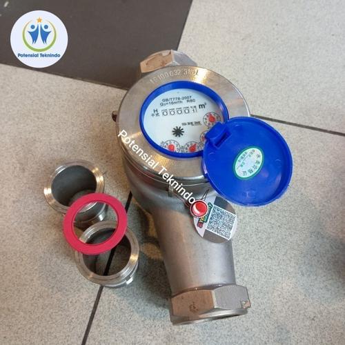 Jual Shm Flow Meter Stainless SS316L 1.1/2" inch DN40 Horizontal Air ...