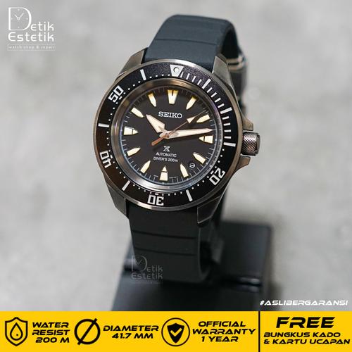 Promo Jam Seiko Prospex SRPL15 SRPL15K1 Samurai Shog-urai Automatic Diver  Black Dial Silicone Strap Original di Detik Estetik Watch Tokopedia