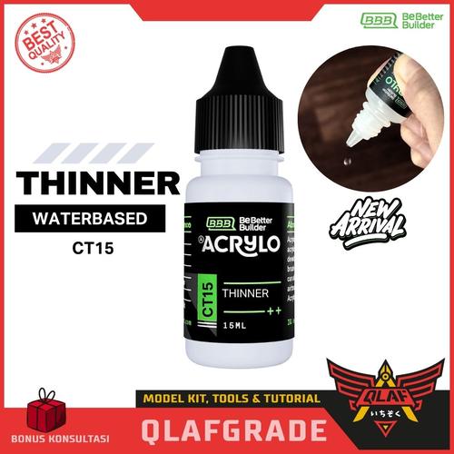 Jual ACRYLO THINNER ACRYLIC BEST for Handbrush Airbrush Gundam Model ...
