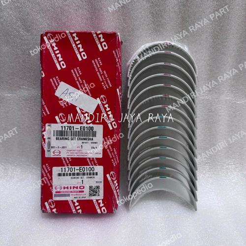 Jual BEARING SET CRANKSHAFT J08E 11701-E0100 METAL DUDUK HINO 500 EURO ...