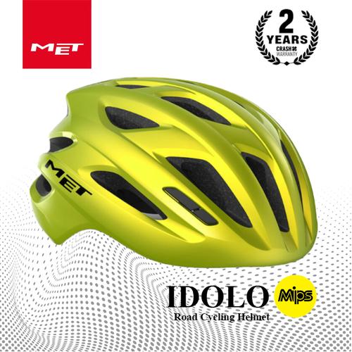 Promo MET HELMET IDOLO MIPS LIME YELLOW METALLIC GLOSSY Cicil 0 3x Promo MET HELMET IDOLO MIPS LIME YELLOW METALLIC GLOSSY Cicil 0 3x