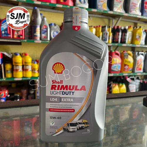 Jual shell rimula lightduty LD4 extra 15w 40 API CL4/SL diesel bensin ...