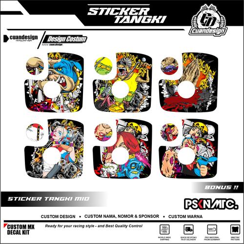 Jual STICKER PRINT AND CUT GARSKIN TANGKI BENSIN MOTOR YAMAHA MIO ...