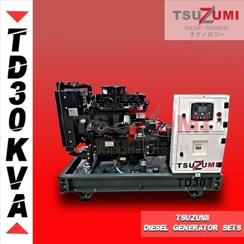 Jual PEMBANGKIT LISTRIK/GENSET 24000 WATT TSUZUMI TD 30 KVA MADE JAPAN