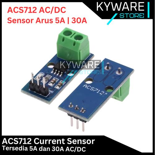 Jual ACS712 Hall Effect Current Sensor Arus 5A 20A 30A Module ACS 712 ...