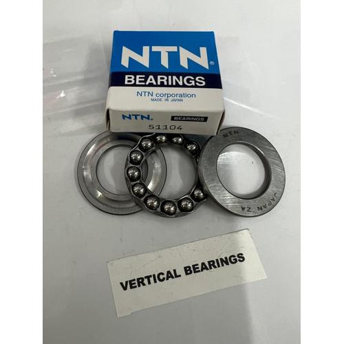 Stainless Steel NTN 51104 Thrust Ball Bearing At ₹ 80/piece In New Delhi | ID: 2850644434973