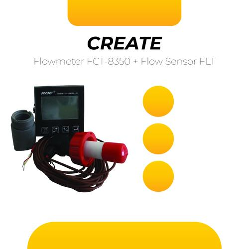 Jual CREATE Flowmeter FCT-8350 + Flow Sensor FLT - Kab. Sidoarjo - Di ...