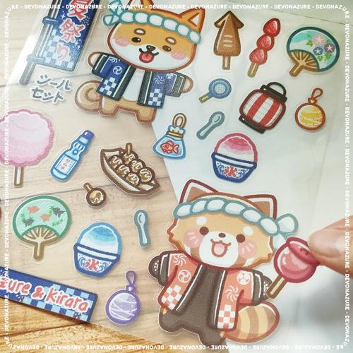 Jual Matsuri Transparent Clear Sticker Sheet by Devonazure x Neko ...