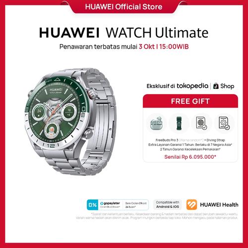 Promo HUAWEI WATCH Ultimate Green Smartwatch Zirconiumbased Liquid