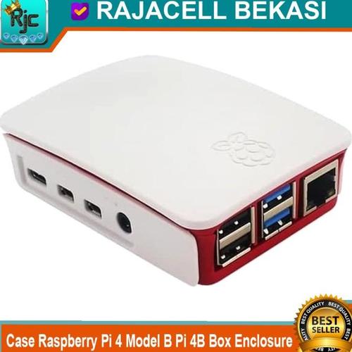 Jual Case Raspberry Pi 4 Model B Pi 4B Box Enclosure Official Style ABS ...