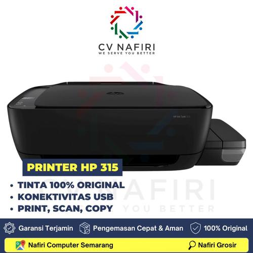 Jual [READY] PRINTER HP INKTANK 315 ORIGINAL INK PRINT SCAN COPY ALL IN