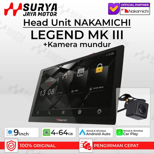 Jual Nakamichi Legend MK3 9" inch 4/64 MKIII NA3102i Head Unit Double