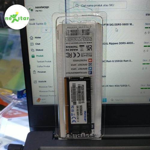 Jual Soddim PTR SIG DDR5-5600 16Gb CL46 Ram Laptop Patriot DDR5 16Gb ...