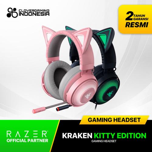 Promo Razer Kraken Kitty Edition Gaming Headset Black Cicil - Main Image