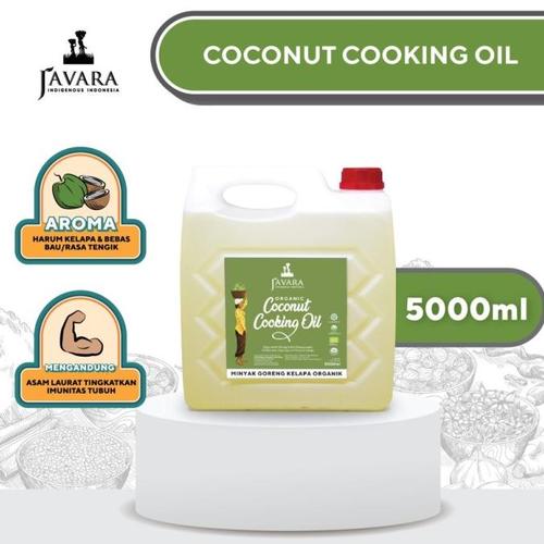 Jual Javara Coconut Cooking Oil 5 L | Minyak goreng kelapa organik 5 ...