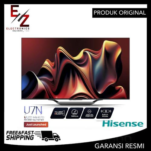 Promo Hisense 65U7N Smart Google TV 65 Inch Mini LED ULED Hisense 65U7N