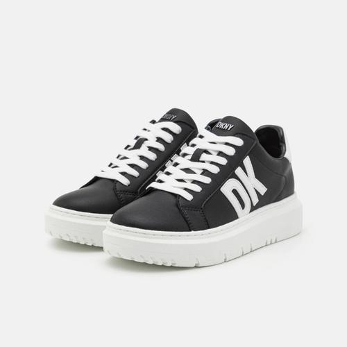 Trainers Dkny Sneaker Shoes Womens Black DKNY Cosmos Wedge Sneaker