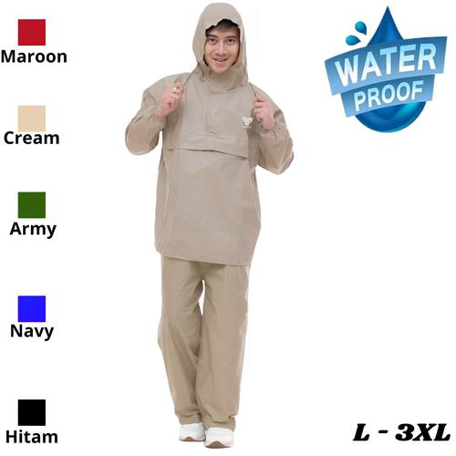 Promo Jas Hujan Kangaroo Kangguru Raincoat Bahan PVC Full Seal Anti air