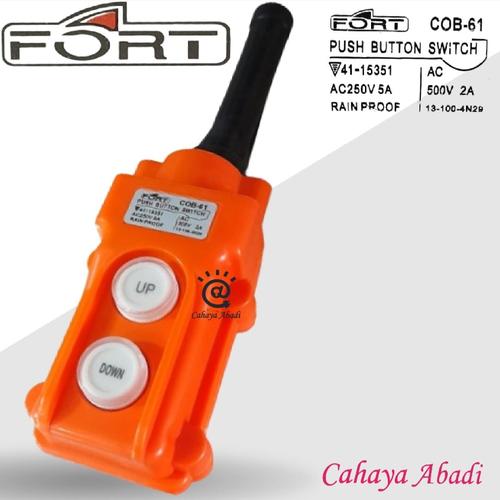 Jual Hoist Pushbutton Push Button Switch 2 Tombol (Up Down) COB 61 ...