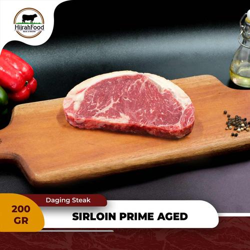 Jual Hijrahfood Sirloin AUS Steak Prime Aged Daging Sapi Sirloin AUS