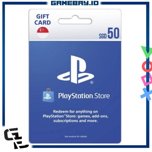 Promo PSN Card Playstation SGD 50 50 DOLLAR Network Singapore