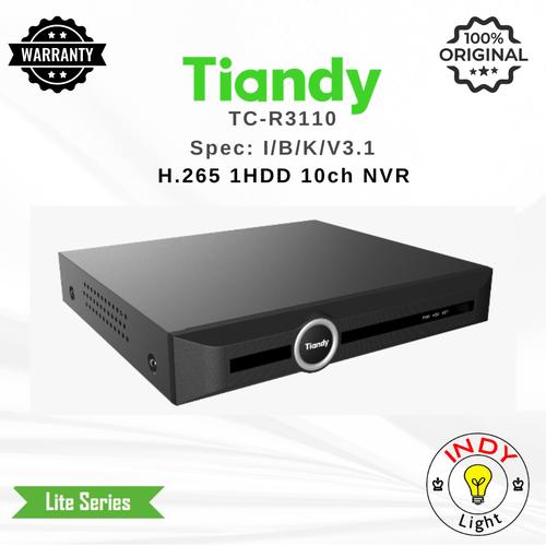 Tiandy Tc R3110 Jual NVR Tiandy TC-R3110 10 Channel NVR - Jakarta Pusat - Indy Light ...