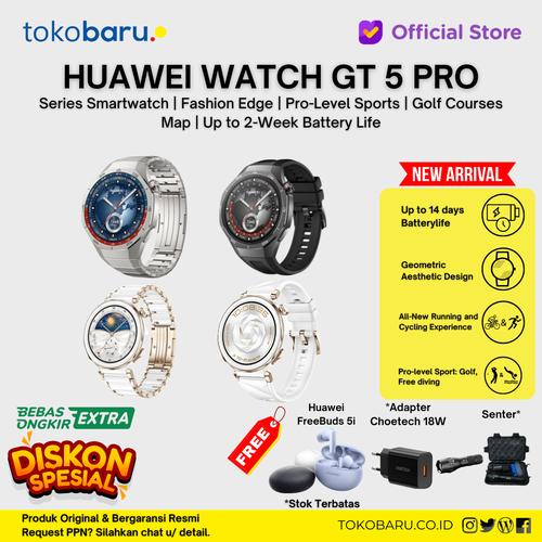 Promo HUAWEI WATCH GT5 Pro GT 5 Smartwatch Garansi Resmi Fashion Edge