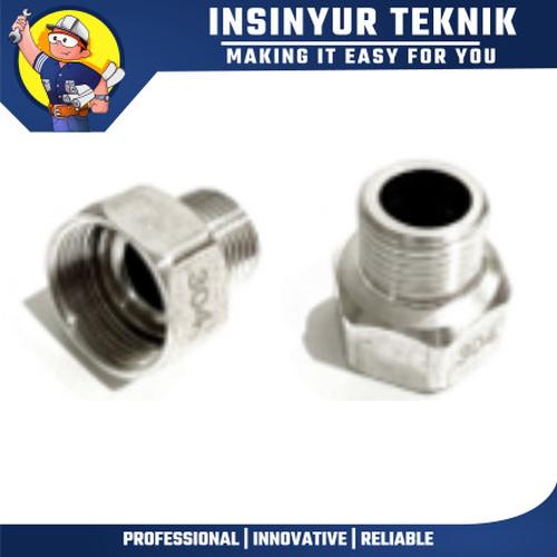Jual SOK KRAN DRAT/VLOK REDUCER/SOCKET REDUCER 3/4 INCH ULIR DALAM X 1/ ...