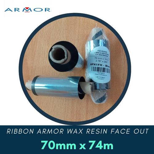 Jual Ribbon Barcode ARMOR Wax Resin Uk. 70mm X 74m Face Out - Jakarta ...