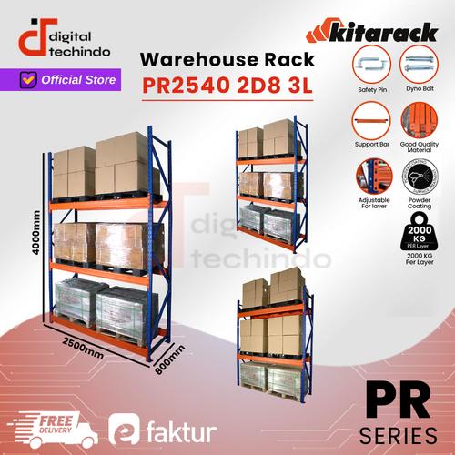 Promo KITARACK Pallet Rack 2 TON Rak Palet Heavy Duty Panjang 2.5M ...