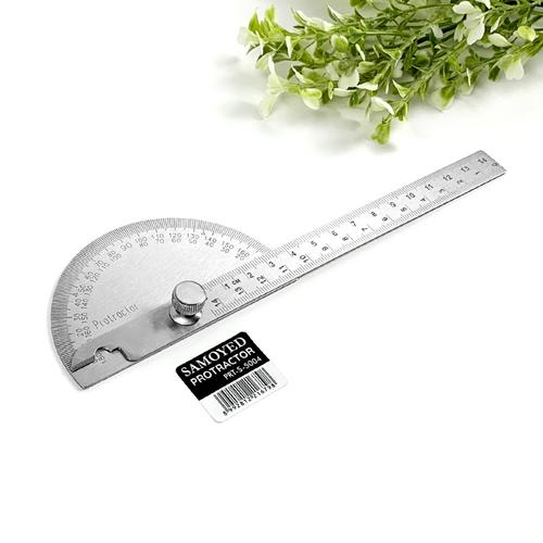 Jual Penggaris Busur Derajat / Sudut Besi / Stainless Steel Protractor ...