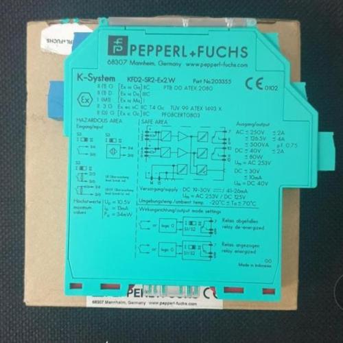 Pepperl+Fuchs KFD2-SR2-EX2.W – 2-Kanal-Isolierbarriere Für Den Ex-Bereich, NEU