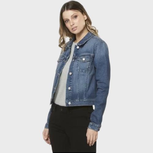 Cropped Jacket Jaket Jeans Uniqlo Wanita Jaket Denim Crop Clearance