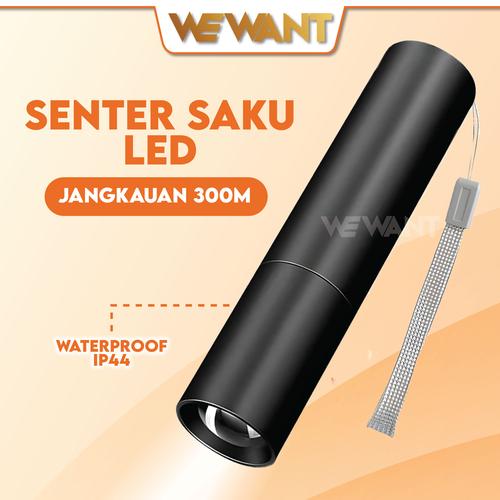 Usb Senter Led Mini Promo Senter LED Mini USB 4 Mode Rechargeable Flashlight SOS Lampu ...