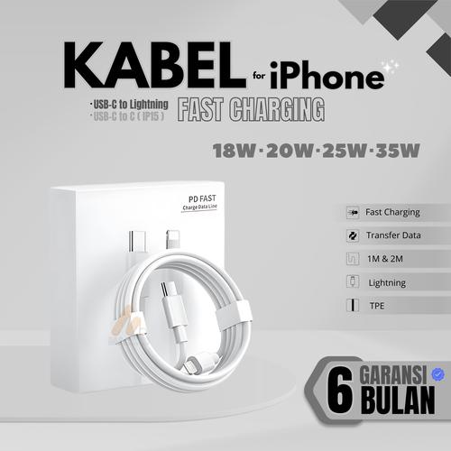Jual KABEL DATA IPHONE USB-C to LIGHTNING FAST CHARGING Kota