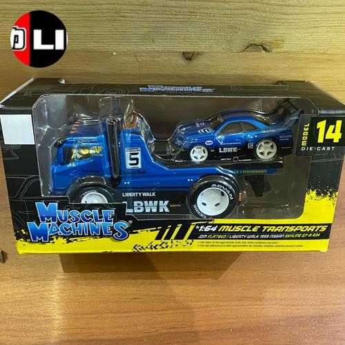 Jual MUSCLE MACHINES JDM FLATBED + LBWK 1999 NISSAN SKYLINE GTR R34 ...