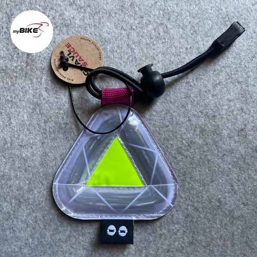 Jual Mini triangle bike reflector reflective light assorted color ...