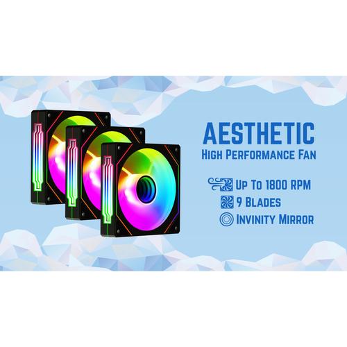 Jual CUBE GAMING MIRROR Standard 3 in 1 Pack Infinity Mirror 12CM ARGB ...