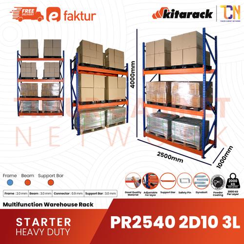 Jual KITARACK Rak Palet 2 TON Pallet Rack Heavy Duty Panjang 2.5 Meter ...