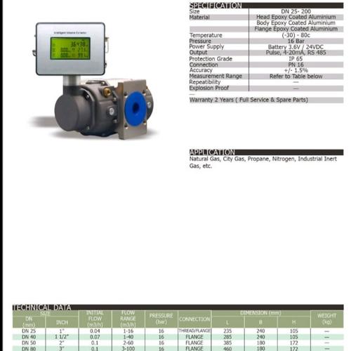 Jual FLOW METER SHM GAS ROOTS DIGITAL 3 Inch DN80 - Jakarta Pusat ...