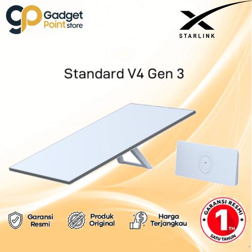 Promo Starlink Standard V4 Gen 3 Satelite Kit Antena Dual Wi-Fi Wifi 6 ...