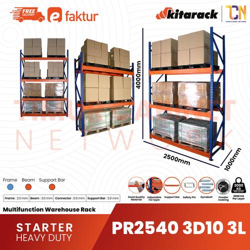 Jual KITARACK Rak Palet 3 TON Pallet Rack Heavy Duty Panjang 2.5 Meter ...