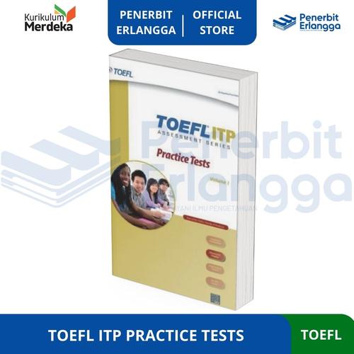 Jual [Erlangga Official] TOEFL ITP Practice Tests - Buku Persiapan Tes ...