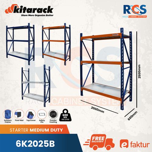 Code Biru Racking System Jual RAK GUDANG 2,5METER 600KG STARTER WAREHOUSE Frame Biru Tinggi 2 ...