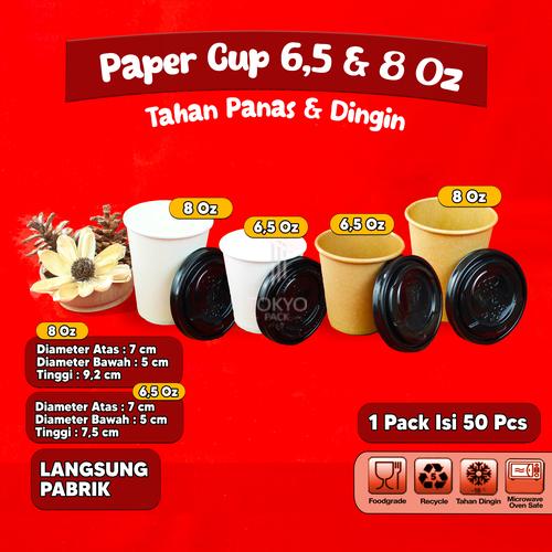 Promo Hot Paper Cup / Gelas Kertas Minuman Panas / Paper Cup Polos ...