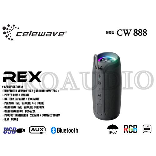 Jual SPEAKER PORTABLE CELEWAVE CW888 REX / CW 888 REX / CELEWAVE CW-888 ...
