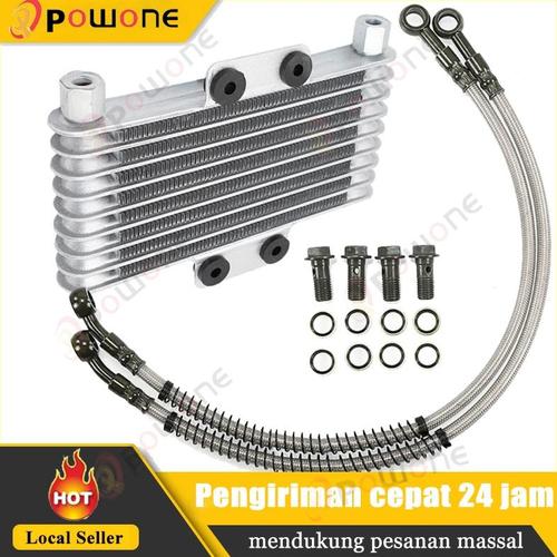 Jual Motorcycle Oil Cooler Oil Engine Radiator Aluminum Cooling ...