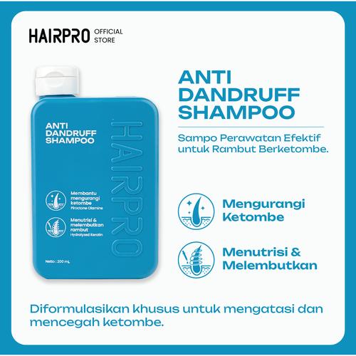 Promo HAIRPRO - Shampoo Anti Dandruff / Anti Ketombe 200 ml - Jakarta